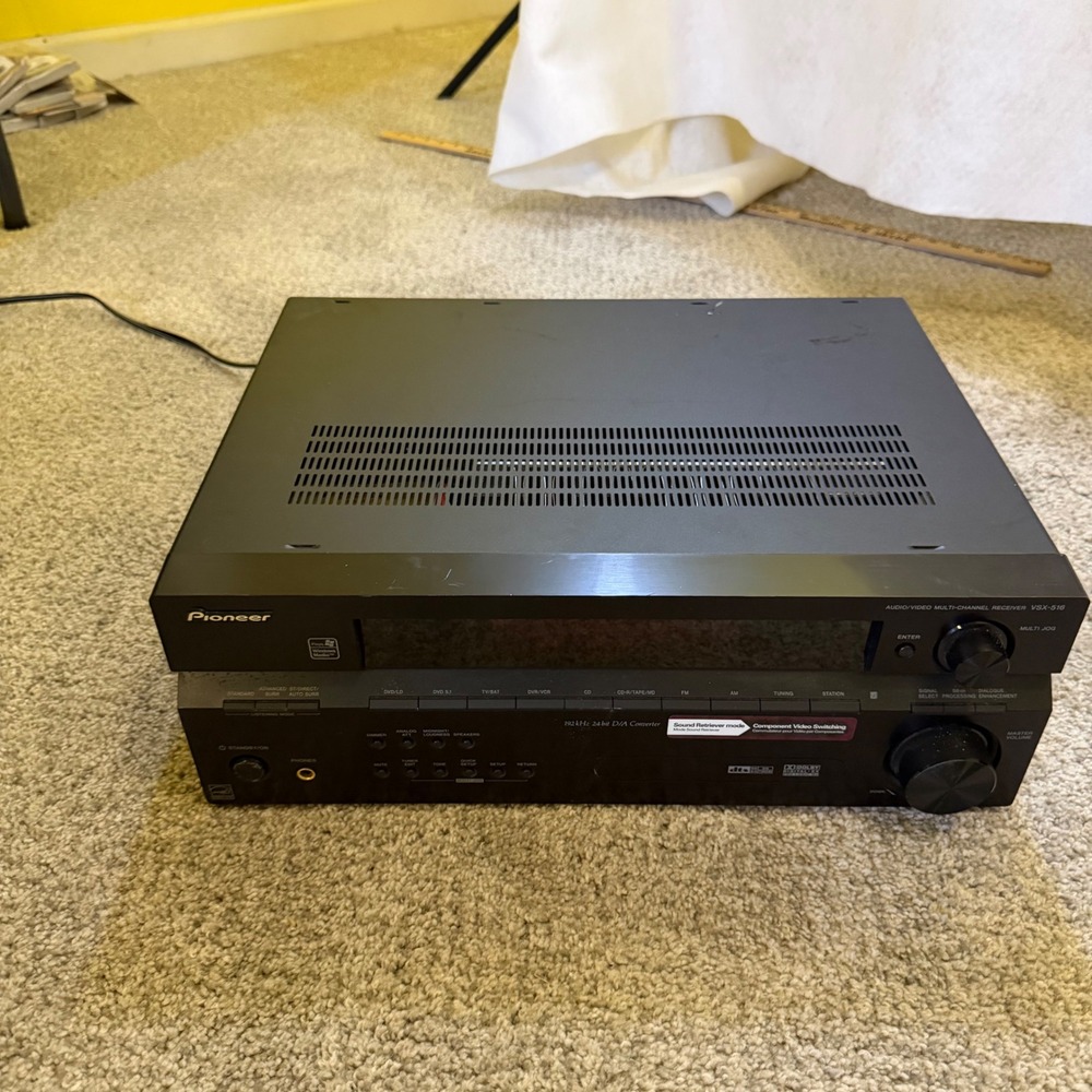 Pioneer VSX-516 Audio Video Multi Channel Receiver 5.1 Black Home Theater
